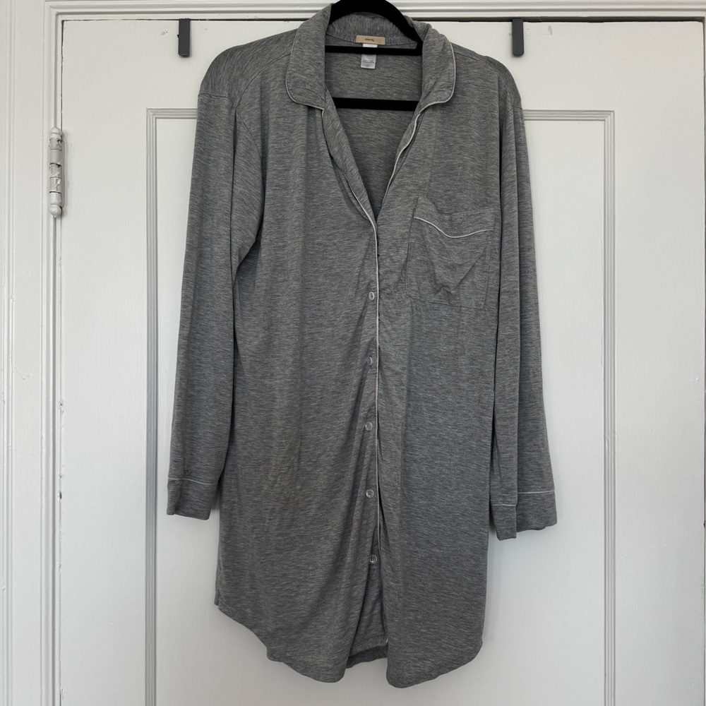 Eberjey Gray Sleep Shirt